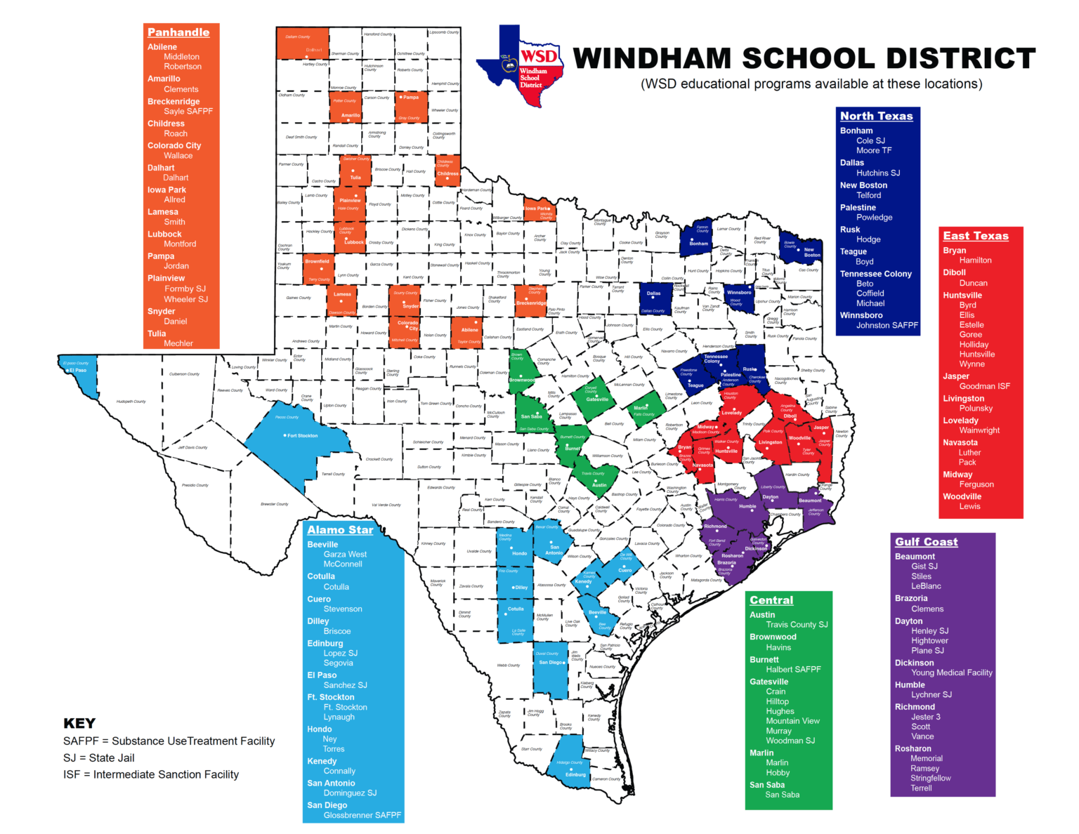 Windham School District Map Windham School District